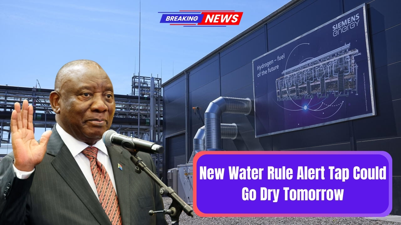 New Water Rule Alert Tap Could Go Dry Tomorrow
